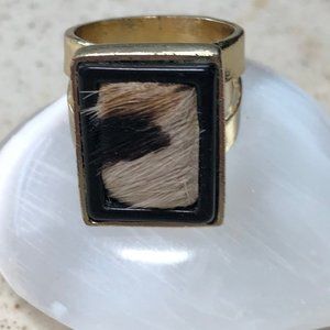 FAUX FUR RING